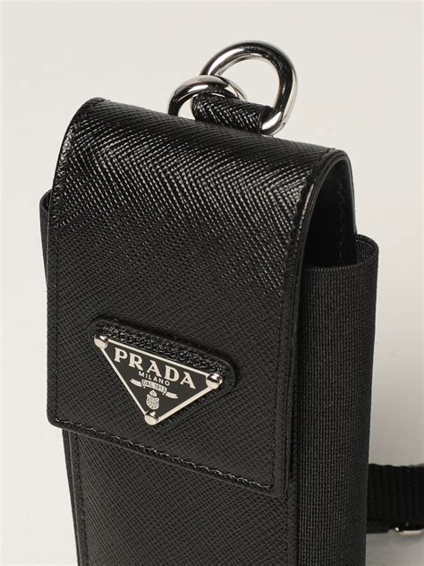 prada cell phone bag|prada cell phone saffiano case.